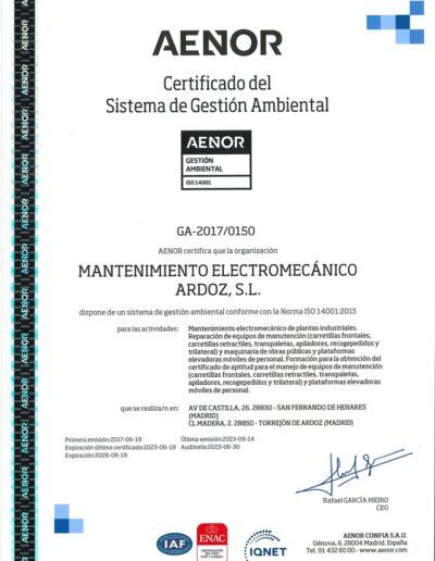 GESTIÓN AMBIENTAL ISO14001 Asalformación